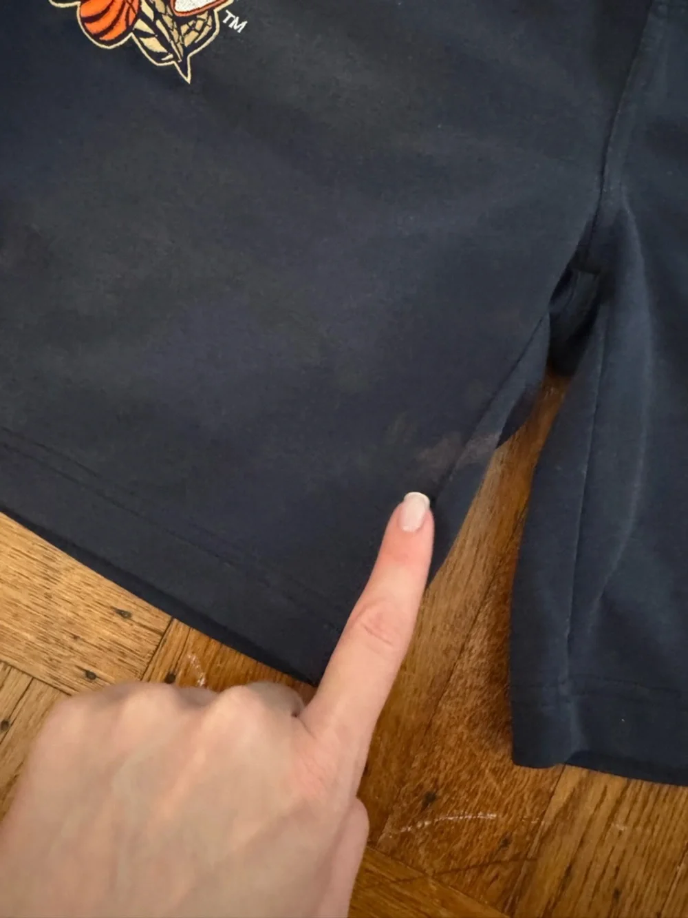 Champion NBL Navy Athletic Sweat Shorts with Taipans Patch - Picture 2 of 9